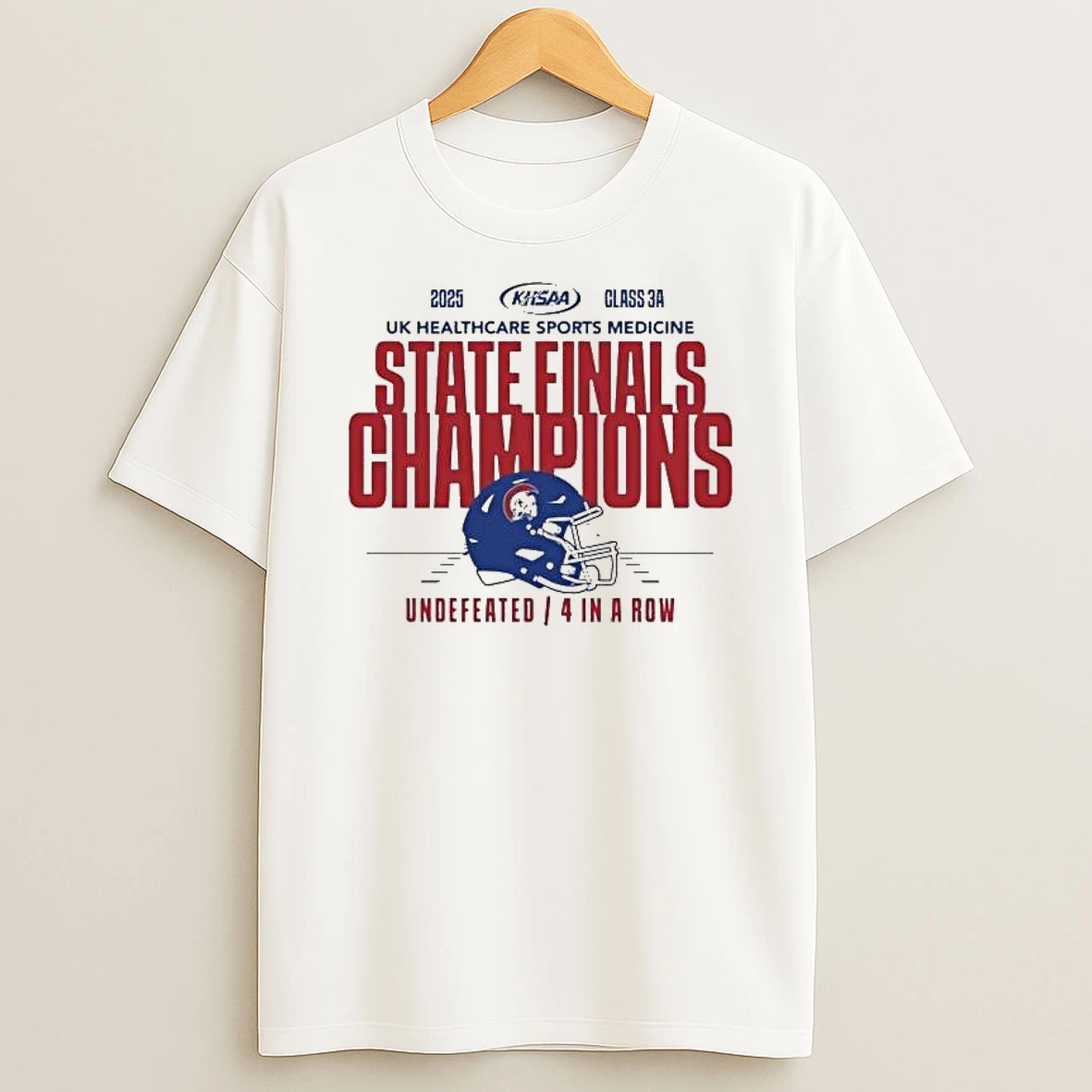 Christian Academy Louisville 2025 Khsaa Class 3a Uk Healthcare Sports Medicine Football State Finals Champions T Shirt