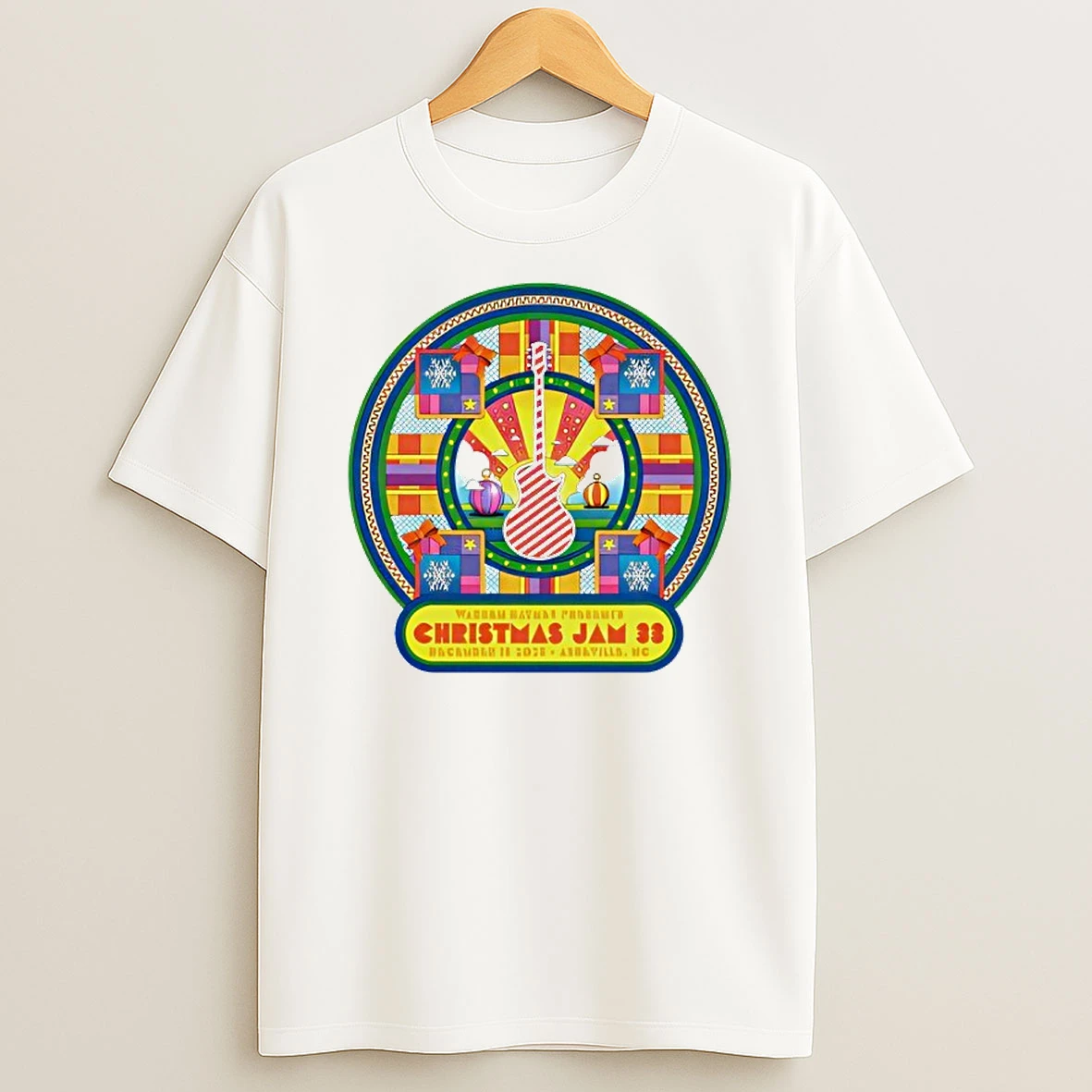 Christmas Jam 33 Dec 13 2025 Asheville Nc Event T Shirt
