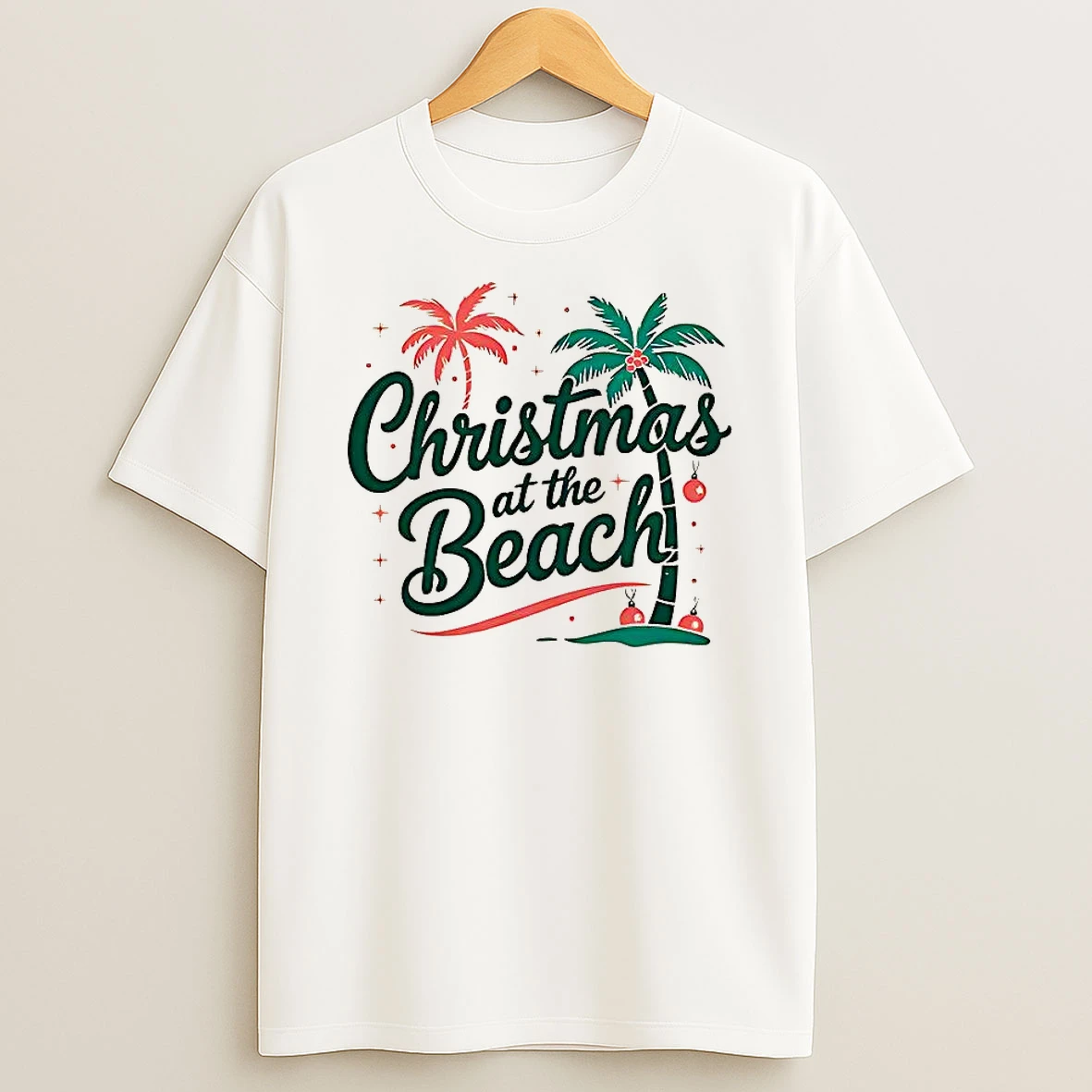 Christmas At The Beach T Shirt