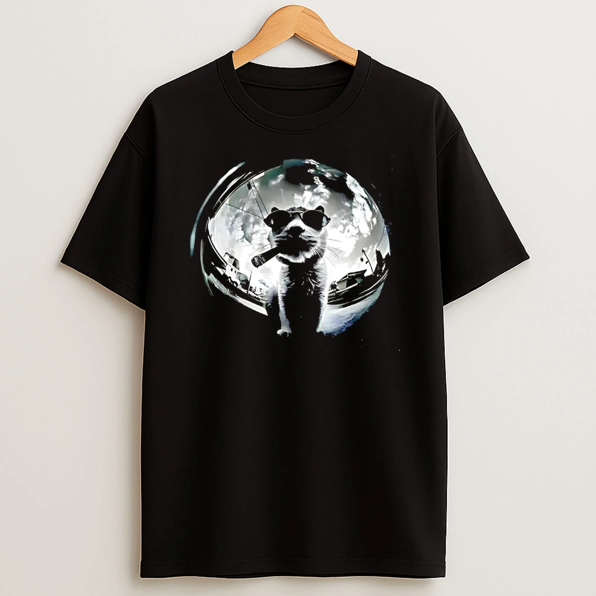 Cigar Cat Funny T Shirt