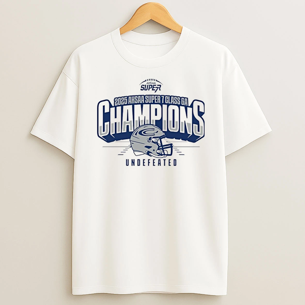 Clay Chalkville 2025 Ahsaa Super 7 Class 6a State Champions T Shirt