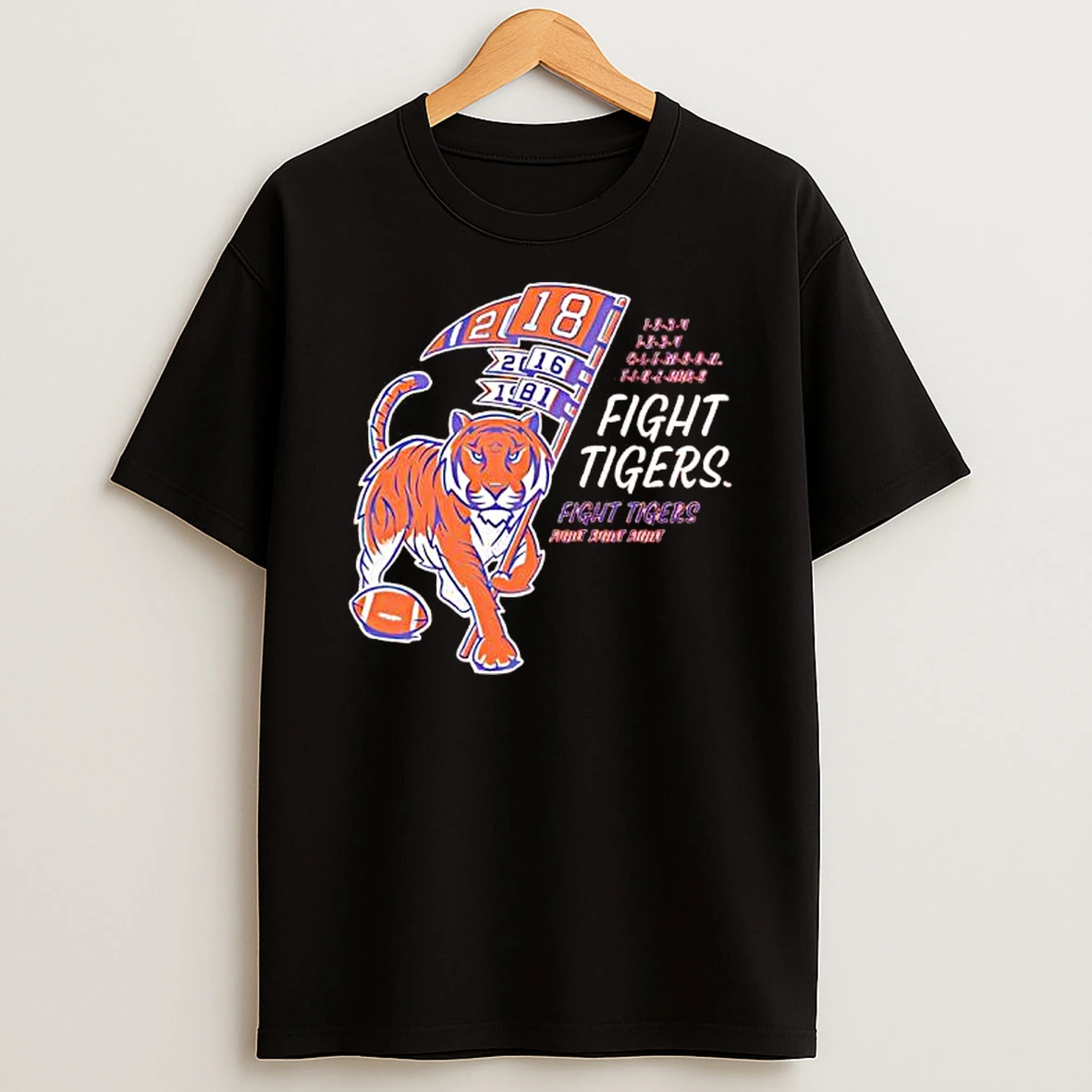 Clemson Tigers Cadence Count Fight Tigers Fight Fight Fight T Shirt