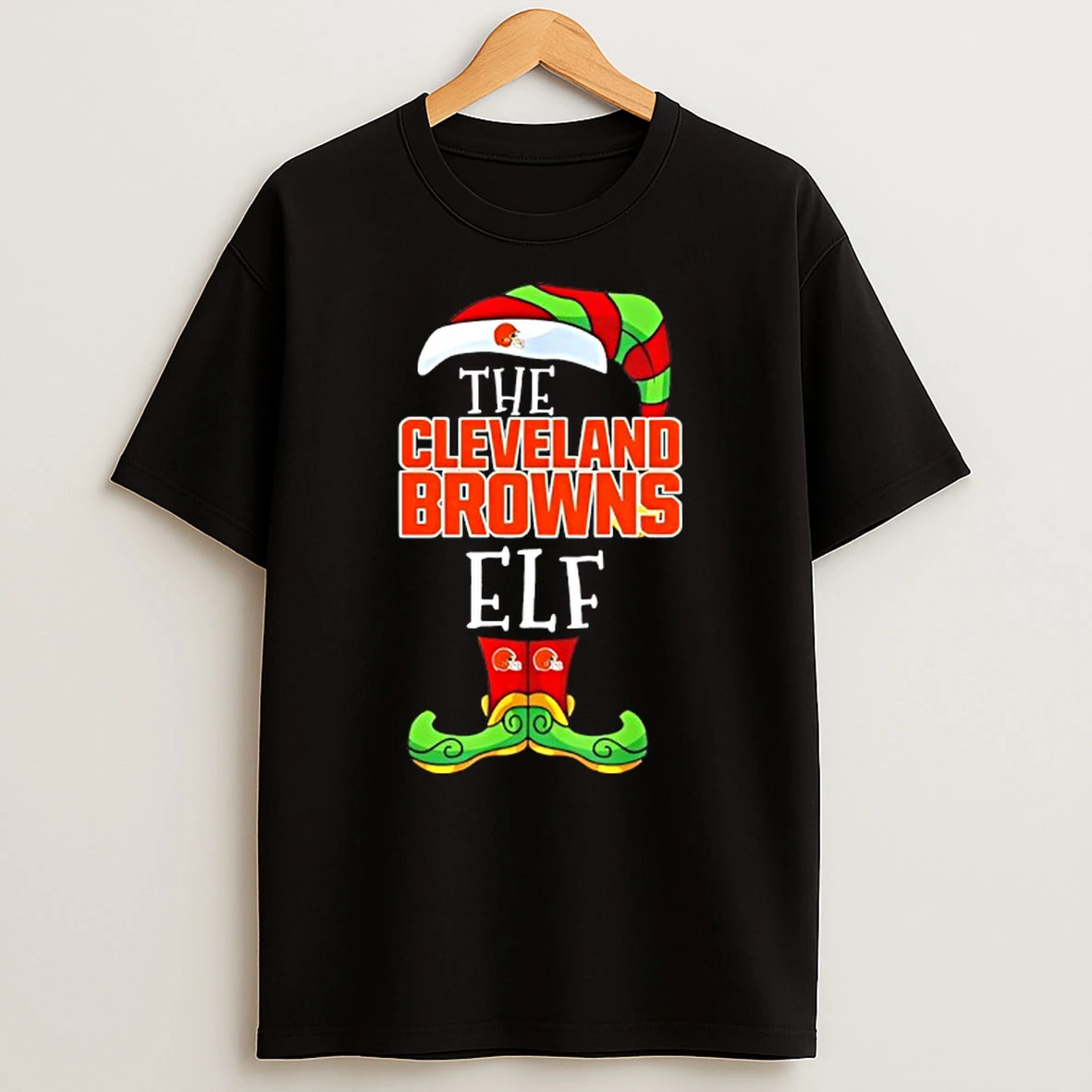 Cleveland Browns Christmas Elf T Shirt