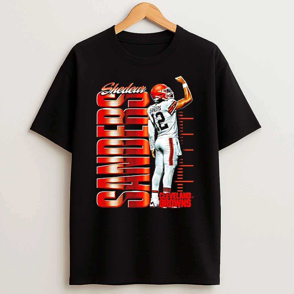 Cleveland Browns Football Shedeur Sanders Graphic T Shirt