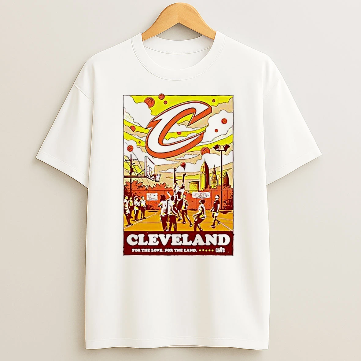 Cleveland Cavaliers For The Love For The Land Graphic T Shirt