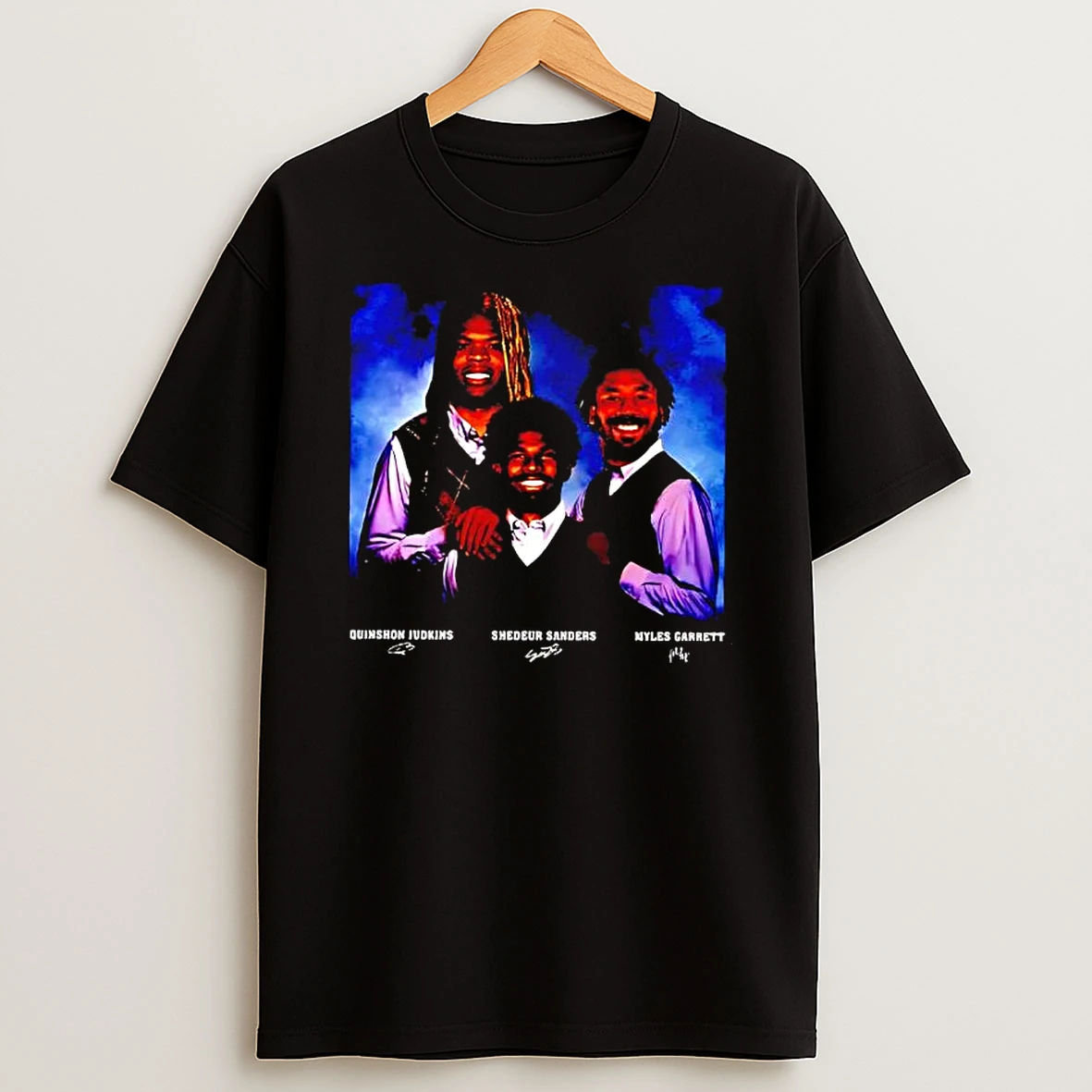 Cleveland Football Step Brother Shedeur Sanders Quinshon Judkins Myles Garrett T Shirt