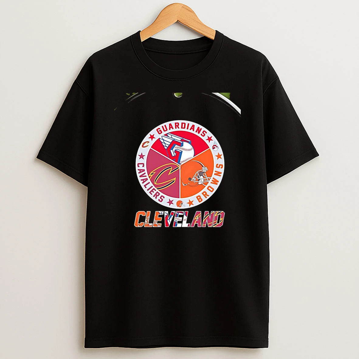 Cleveland Sports Teams Logo Guardians Browns Cavaliers Chriast T Shirt