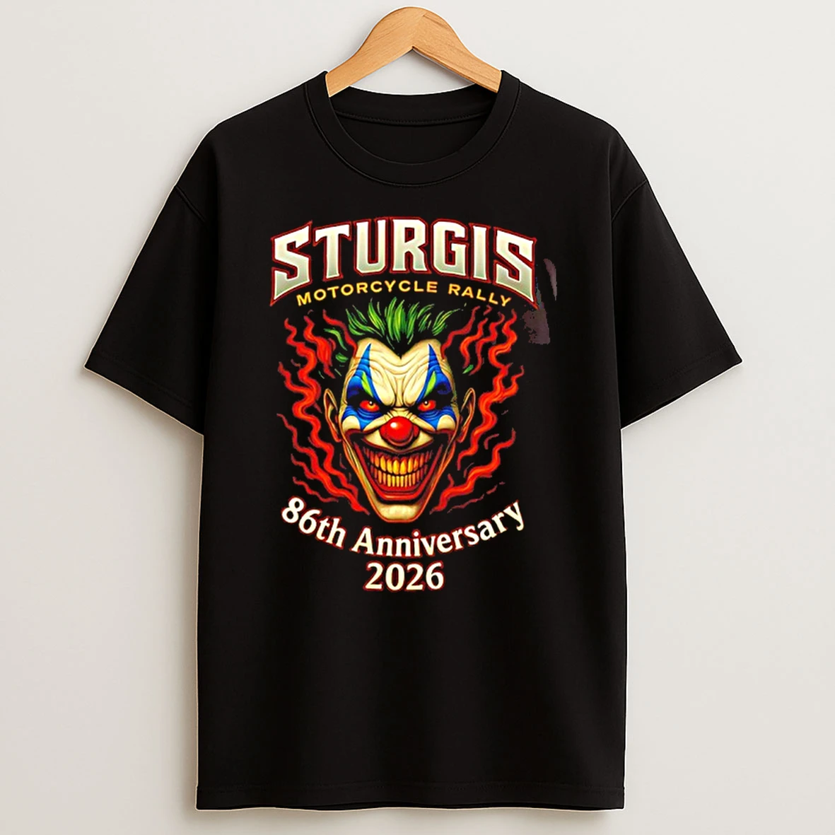 Clown 2026 Sturgis Sturgis Insane 86th Anniversary T Shirt