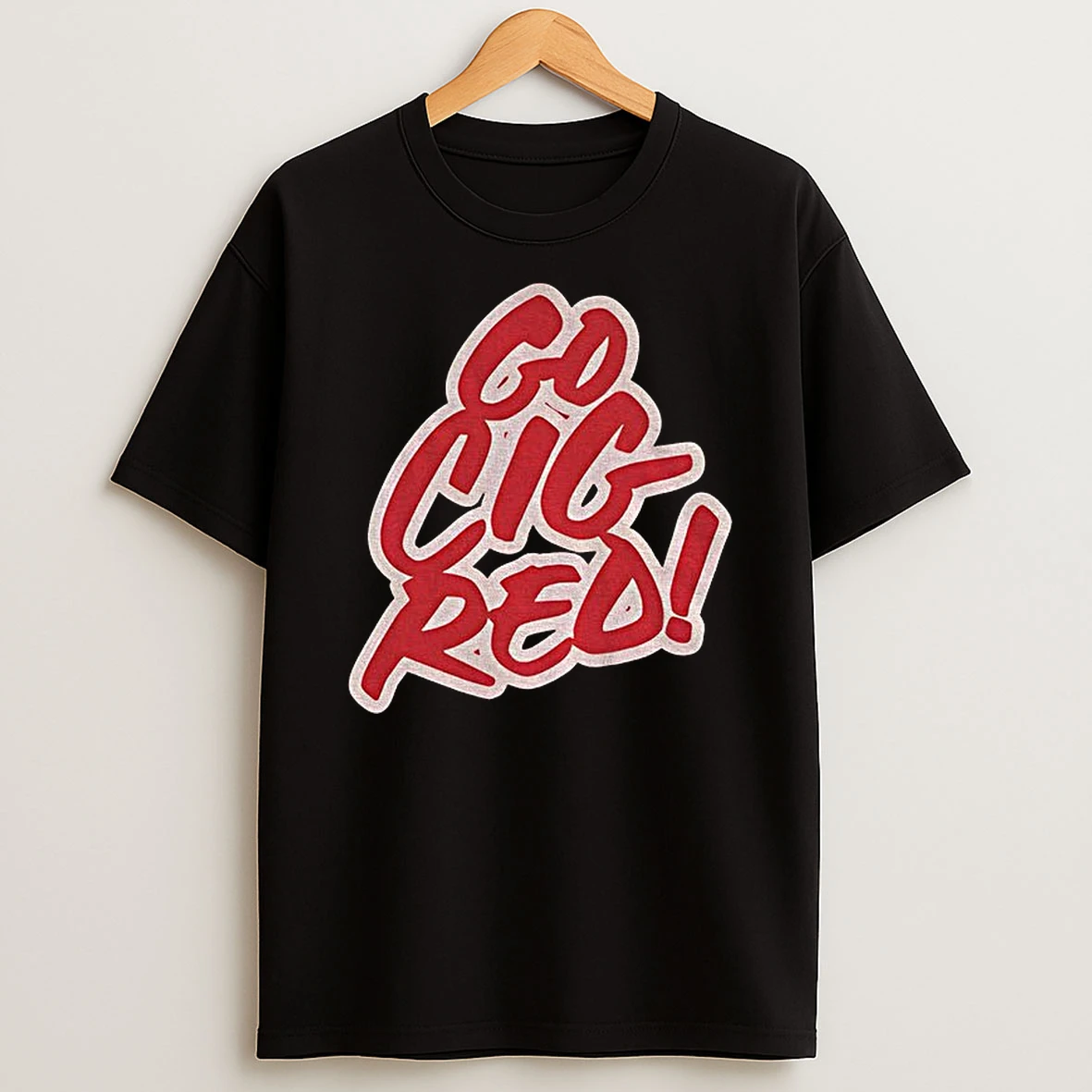 Coach Cignetti Big Cig Go Cig Red T Shirt