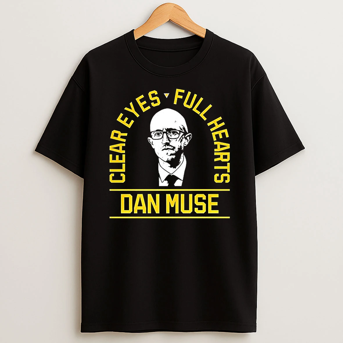 Coach Dan Muse Pittsburgh Penguins Nhl Clear Eyes Full Hearts T Shirt