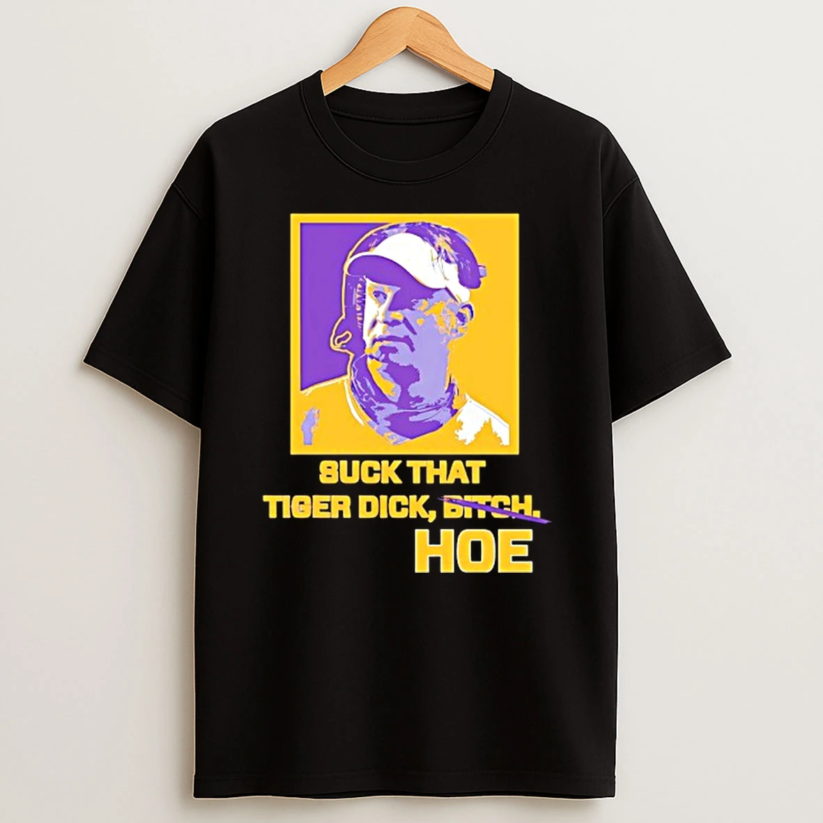 Coach Lane Kiffin Ole Miss Rebels Suck That Tiger Dick Hoe T Shirt
