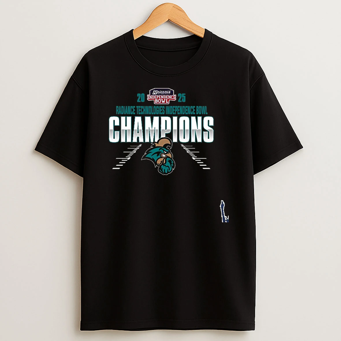 Coastal Carolina Chanticleers Radiance Technologies Independence Bowl Champions T Shirt