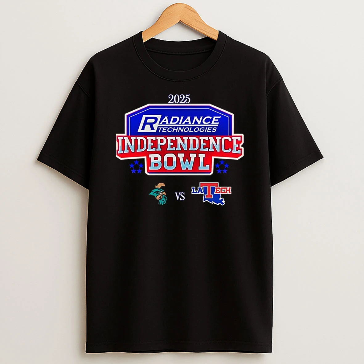 Coastal Carolina Chanticleers Vs Louisiana Tech Bulldogs 2025 Independence Bowl T Shirt