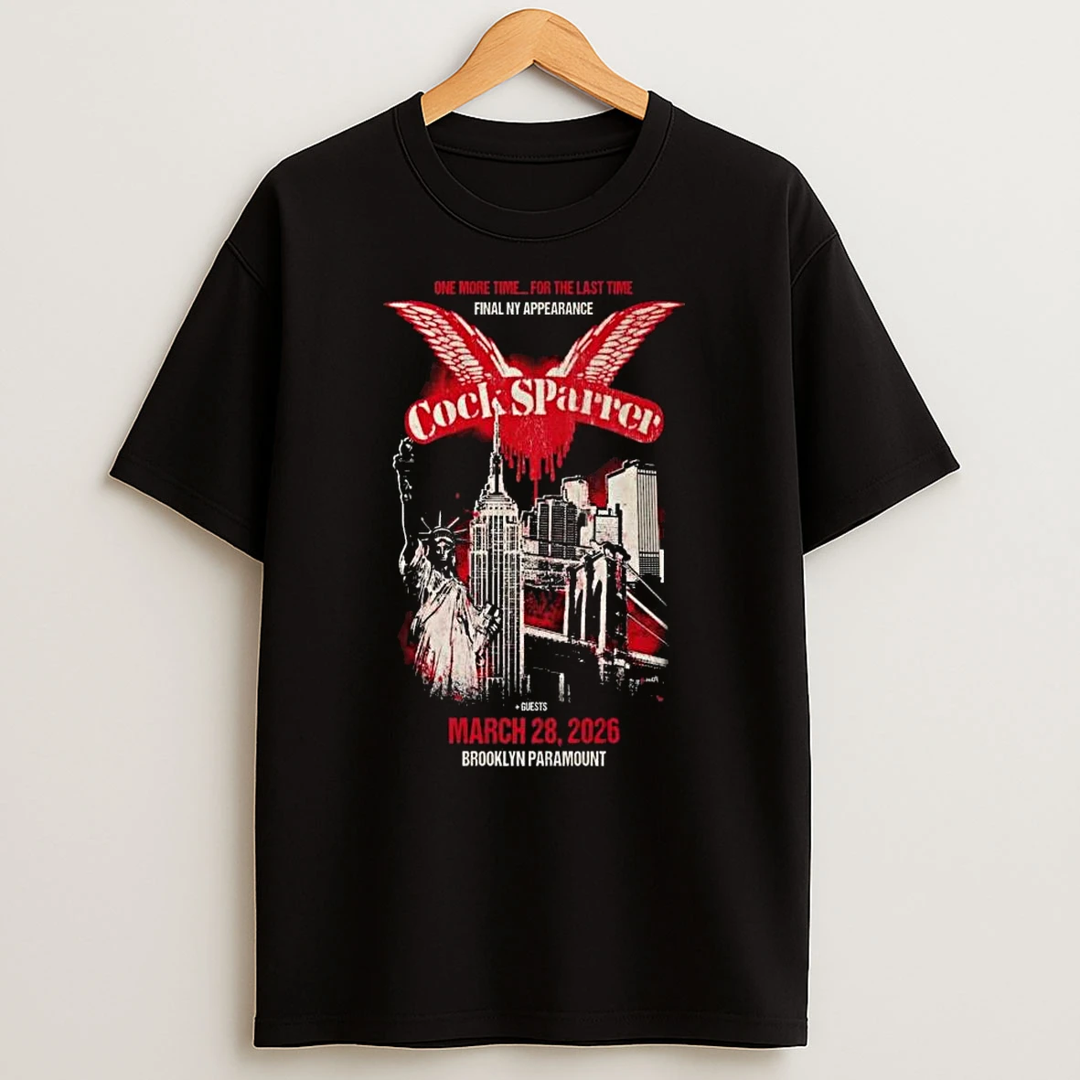 Cock Sparrer Event Brooklyn Ny On March 28 2026 T Shirt