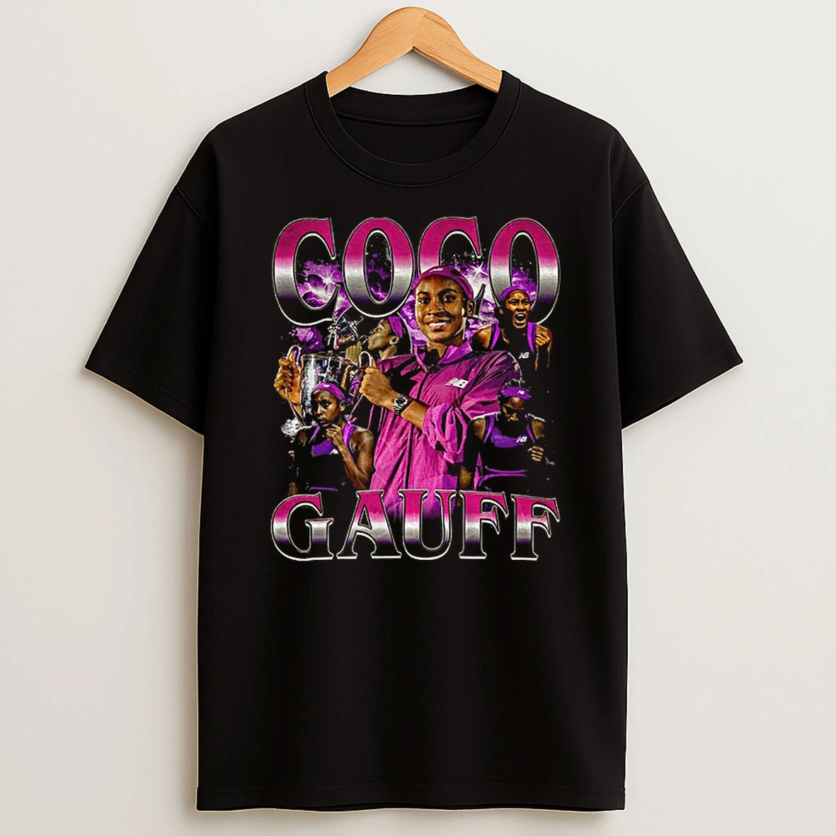Coco Gauff Tennis Bootleg Graphic T Shirt