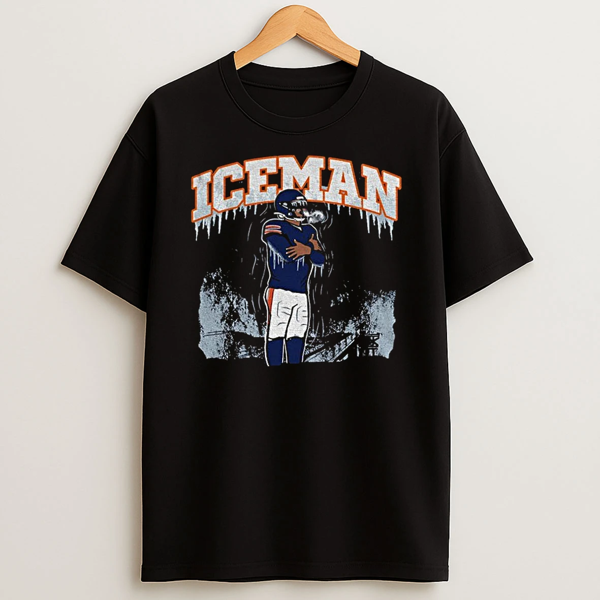 Cold Ice Man Caleb Williams Chicago Football Nfl T Shirt