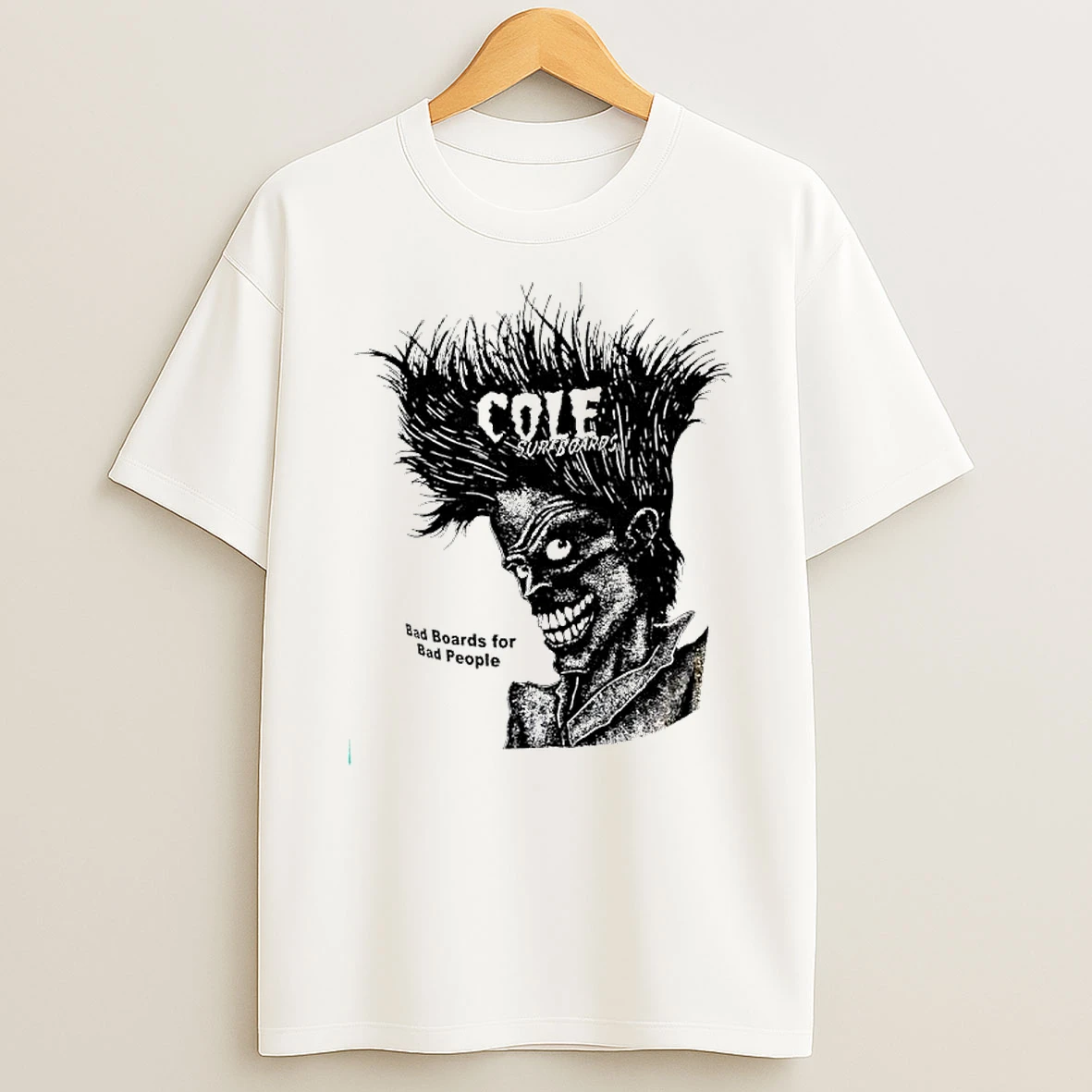 Cole Surfboards Bad Boards For Bad People T Shirt