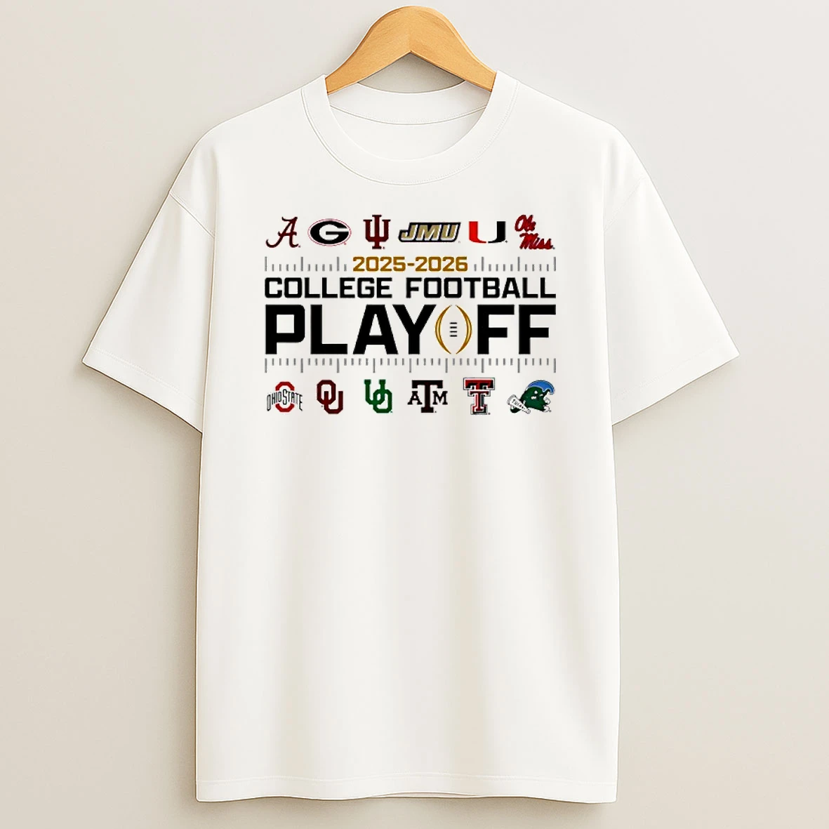 College Football Playoff 12 Team 2025 2026 T Shirt