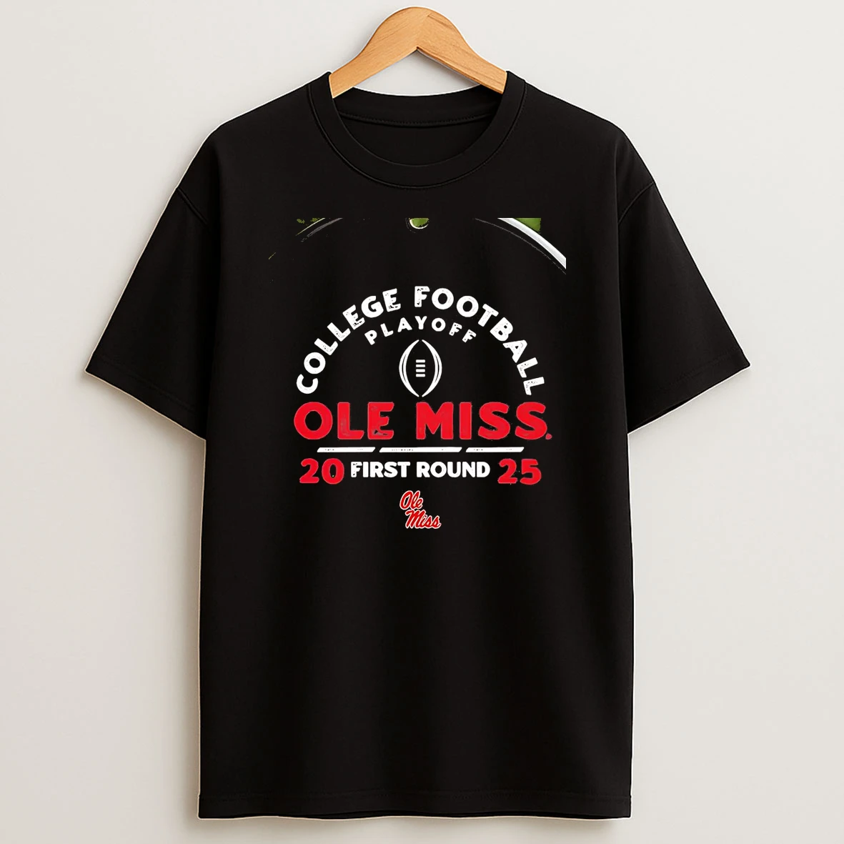 College Football Playoff 2025 Ole Miss Rebels First Round Chriast T Shirt