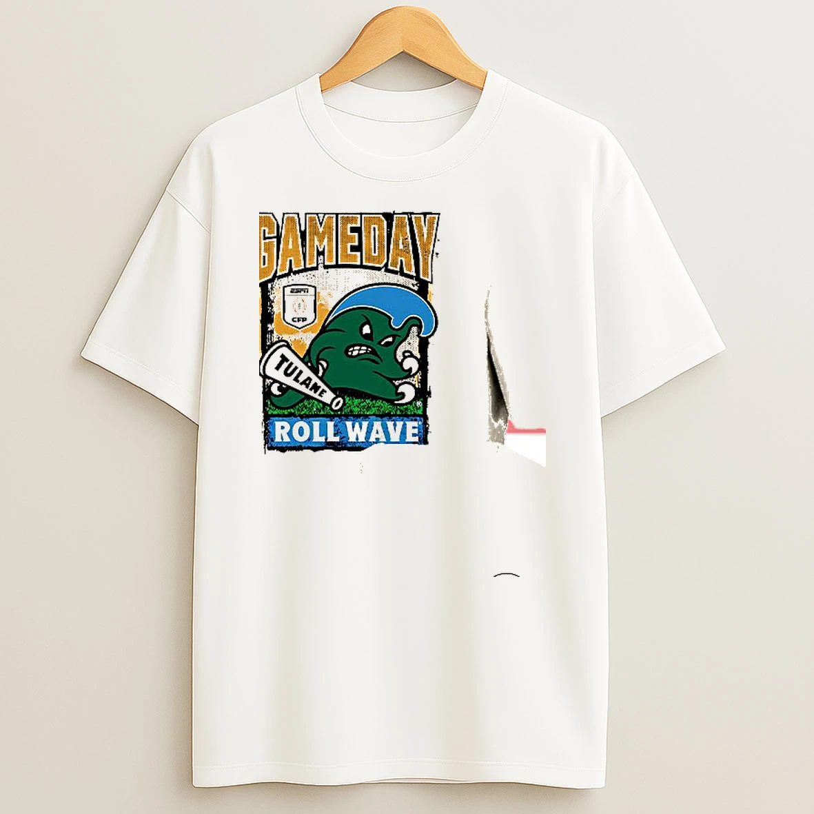 College Gameday 2025 2026 Cfp Tulane Green Wave T Shirt