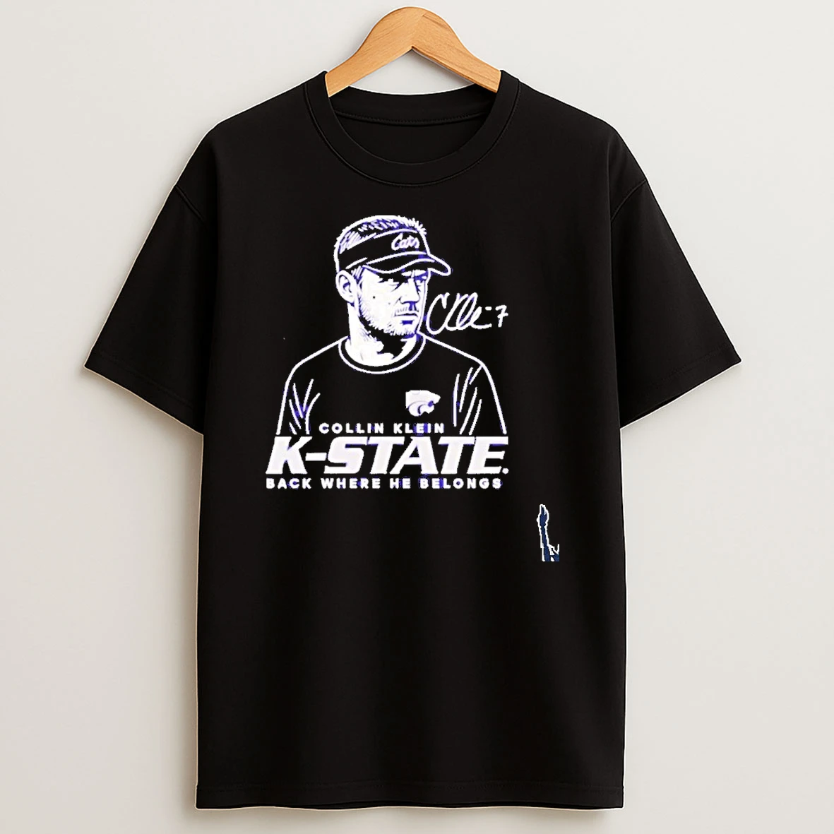Collin Klein K State Wildcats Back Where He Belongs T Shirt