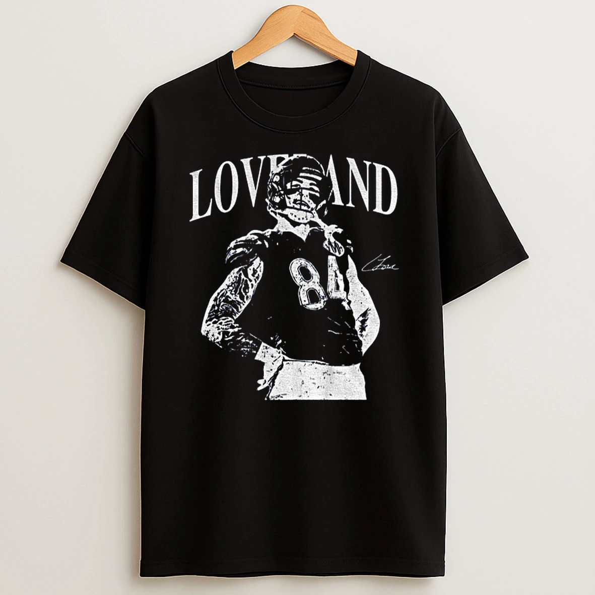 Colston Loveland 84 Vintage Chicago Bears Player T Shirt