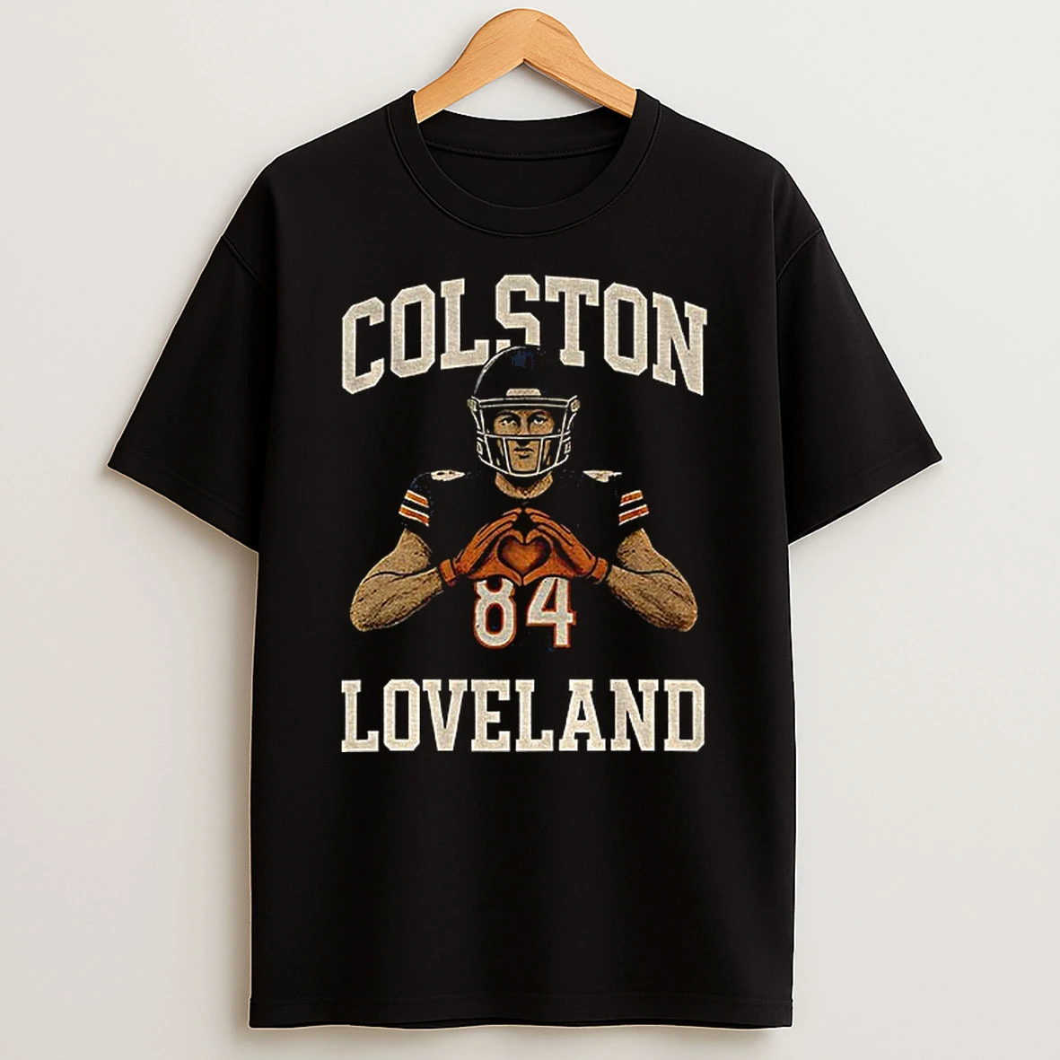 Colston Loveland Chicago Bears Retro T Shirt