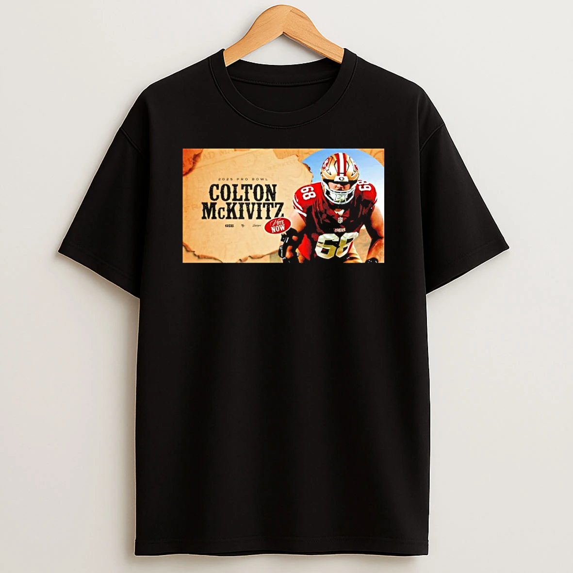 Colton Mckivitz San Francisco 49ers 2025 Pro Bowl T Shirt