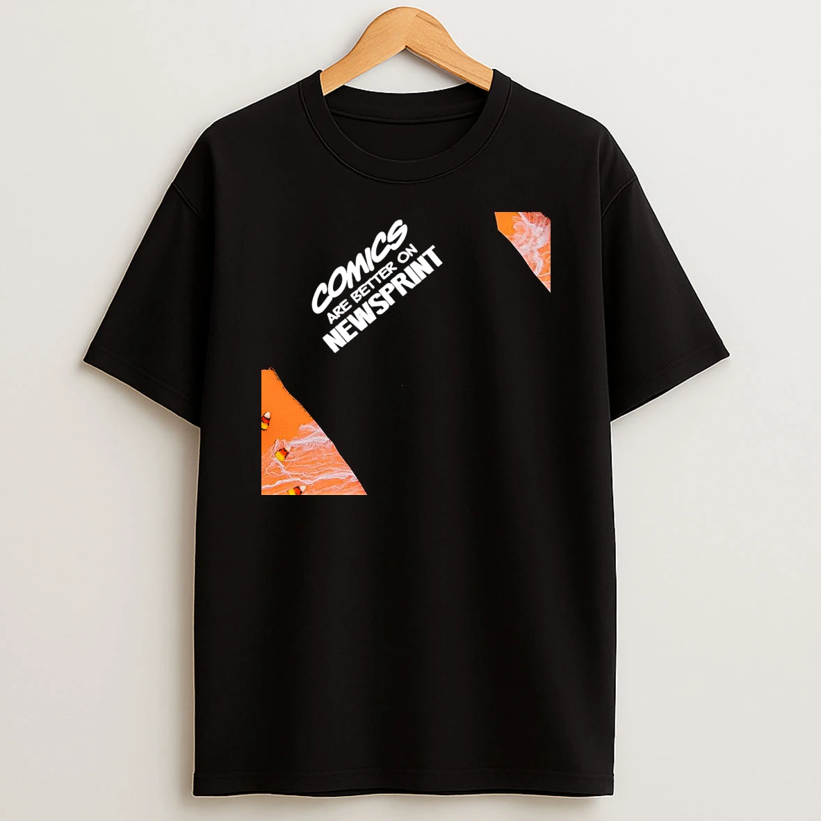 Comics Are Better On Newsprint Letter Womens T Shirt