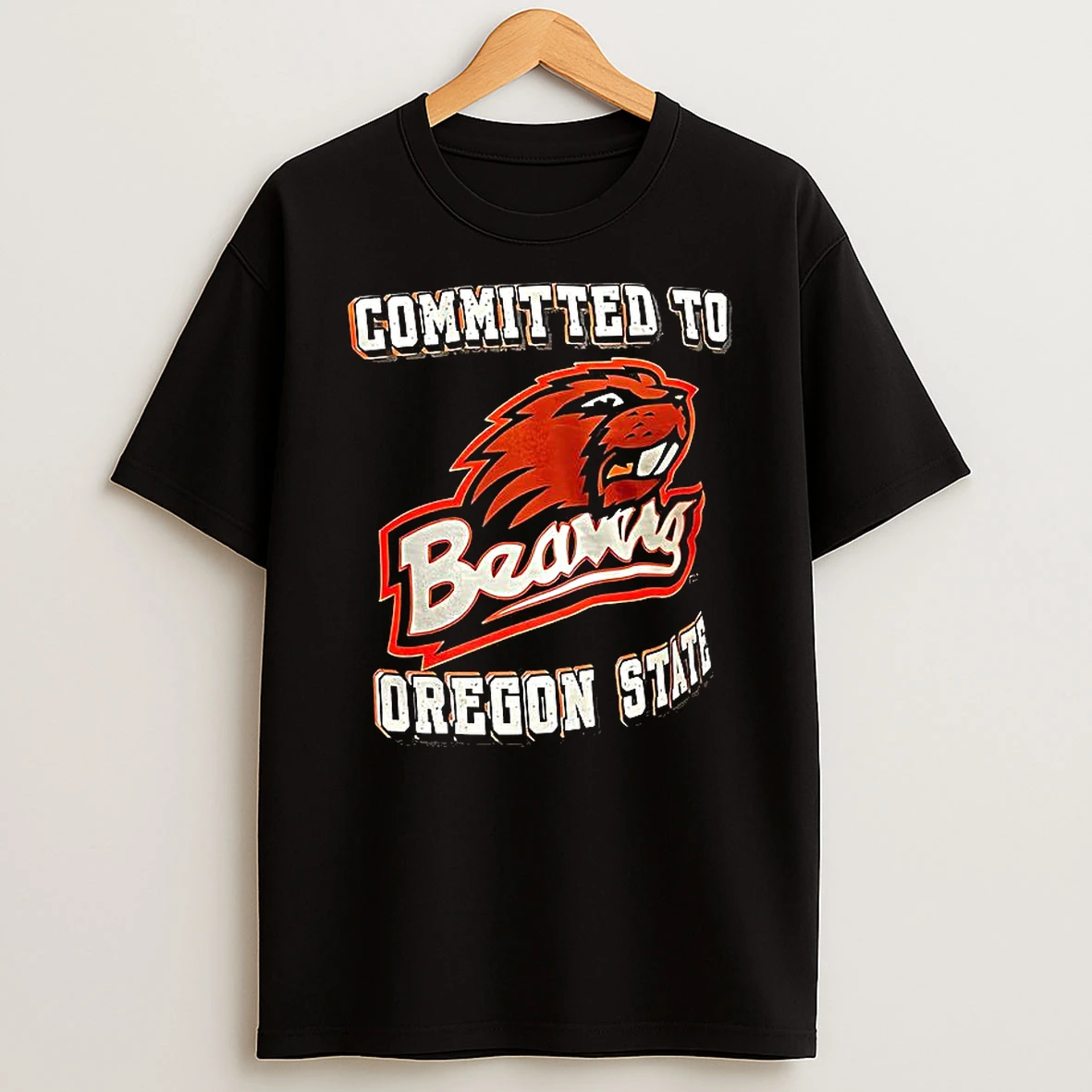 Committed To Oregon State Logo T Shirt