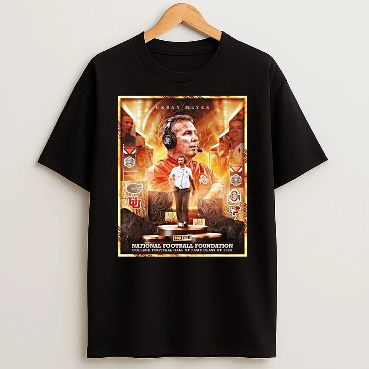 Congrats Coach Urban Meyer Being Inducted Into The 2025 College Football Hall Of Fame T Shirt