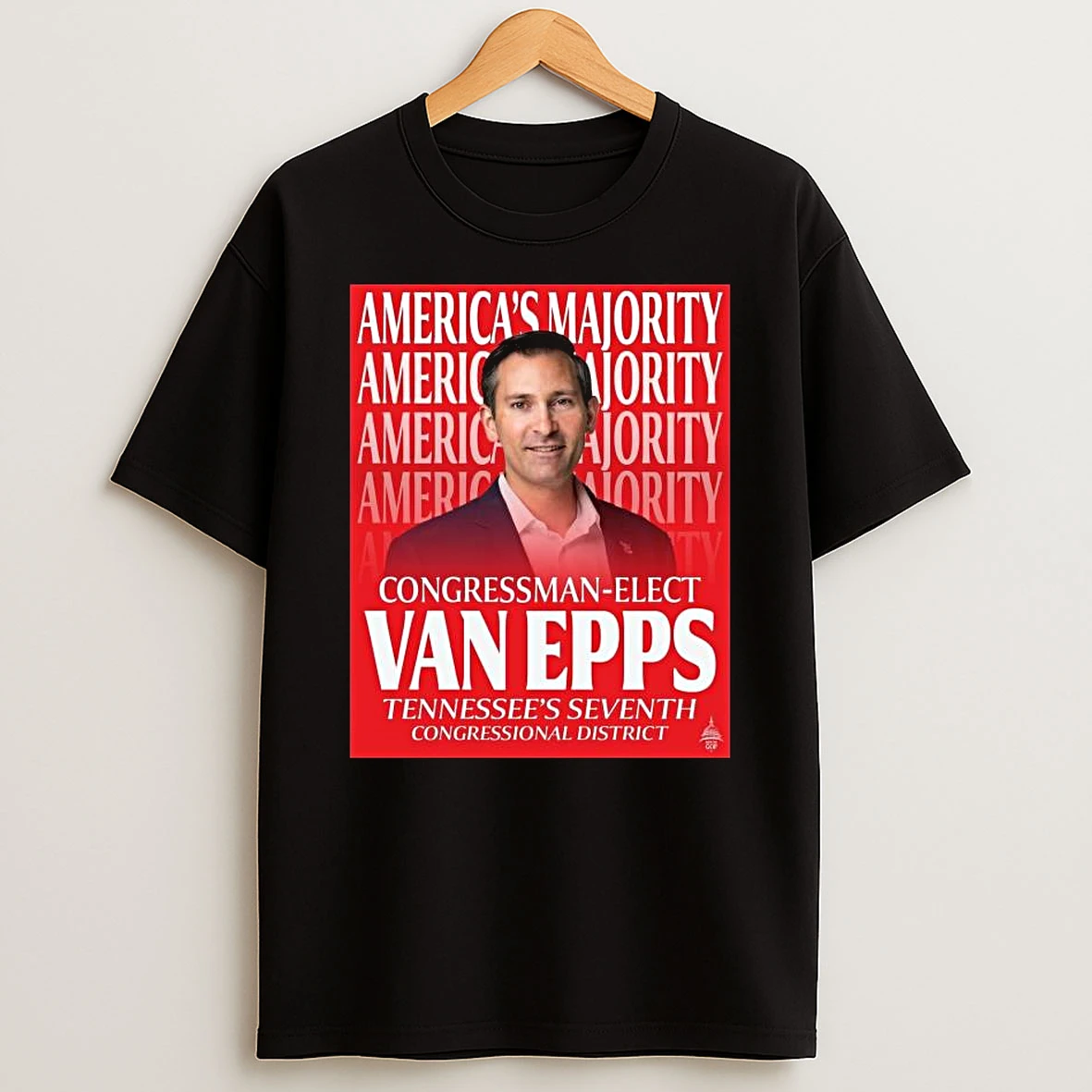 Congressman Elect Matt Van Epps Tennessees Seventh Congressional District Americas Majority T Shirt