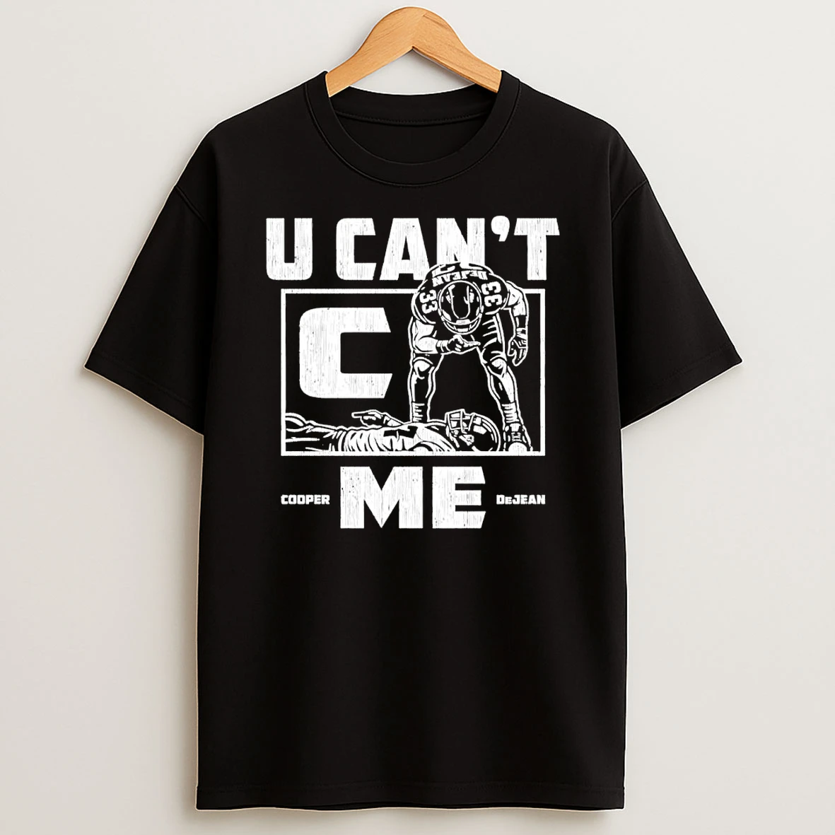Cooper Dejean Philadelphia Eagles Football U Cant C Me Graphic T Shirt