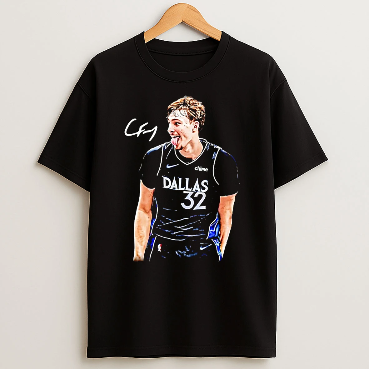 Cooper Flagg Dallas Mavericks Aura Signature T Shirt