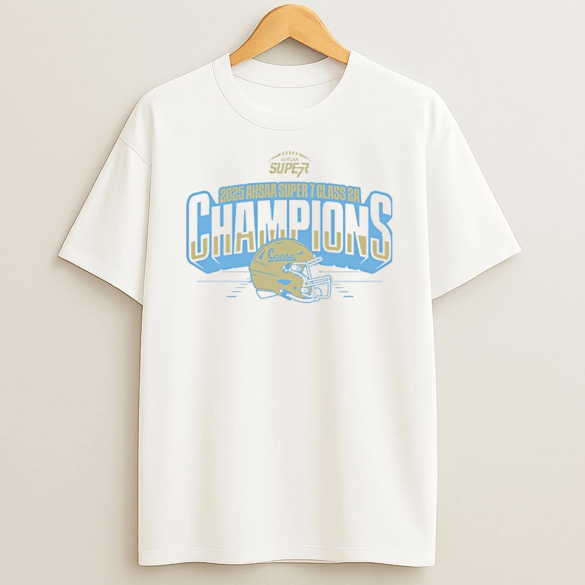 Coosa Christian 2025 Ahsaa Super 7 Class 2a State Champions T Shirt