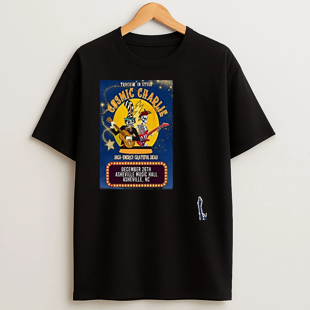 Cosmic Charlie 12 26 2025 Asheville Nc T Shirt