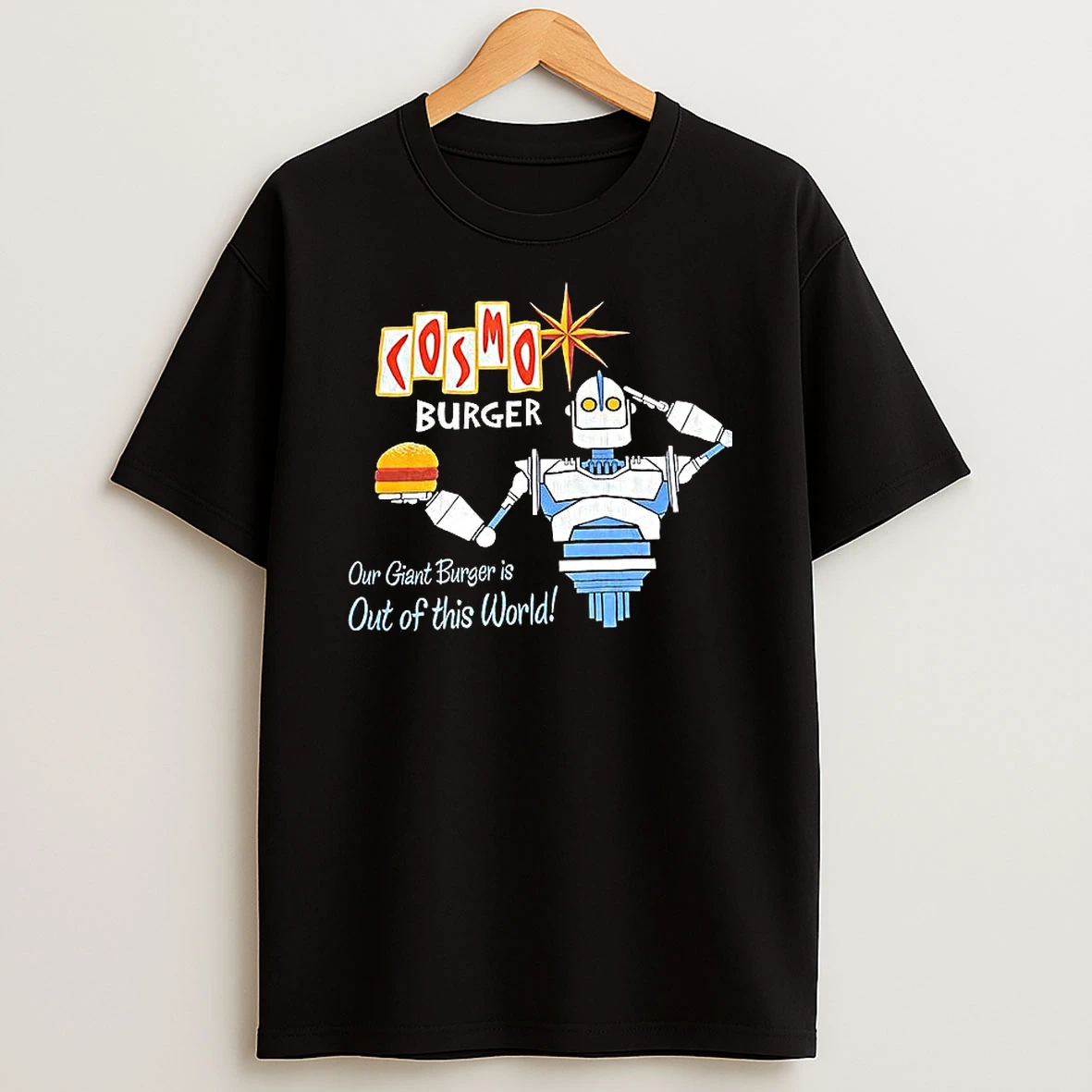 Cosmo Burger Our Giant Burger Is Out Of This World T Shirt
