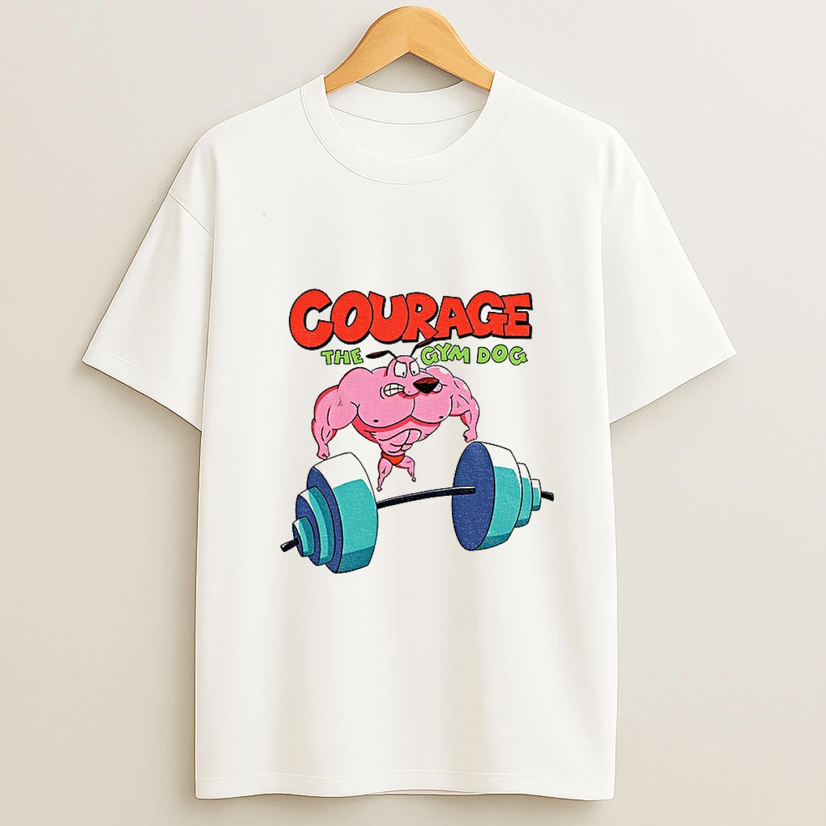 Courage The Cowardly Dog Parody T Shirt
