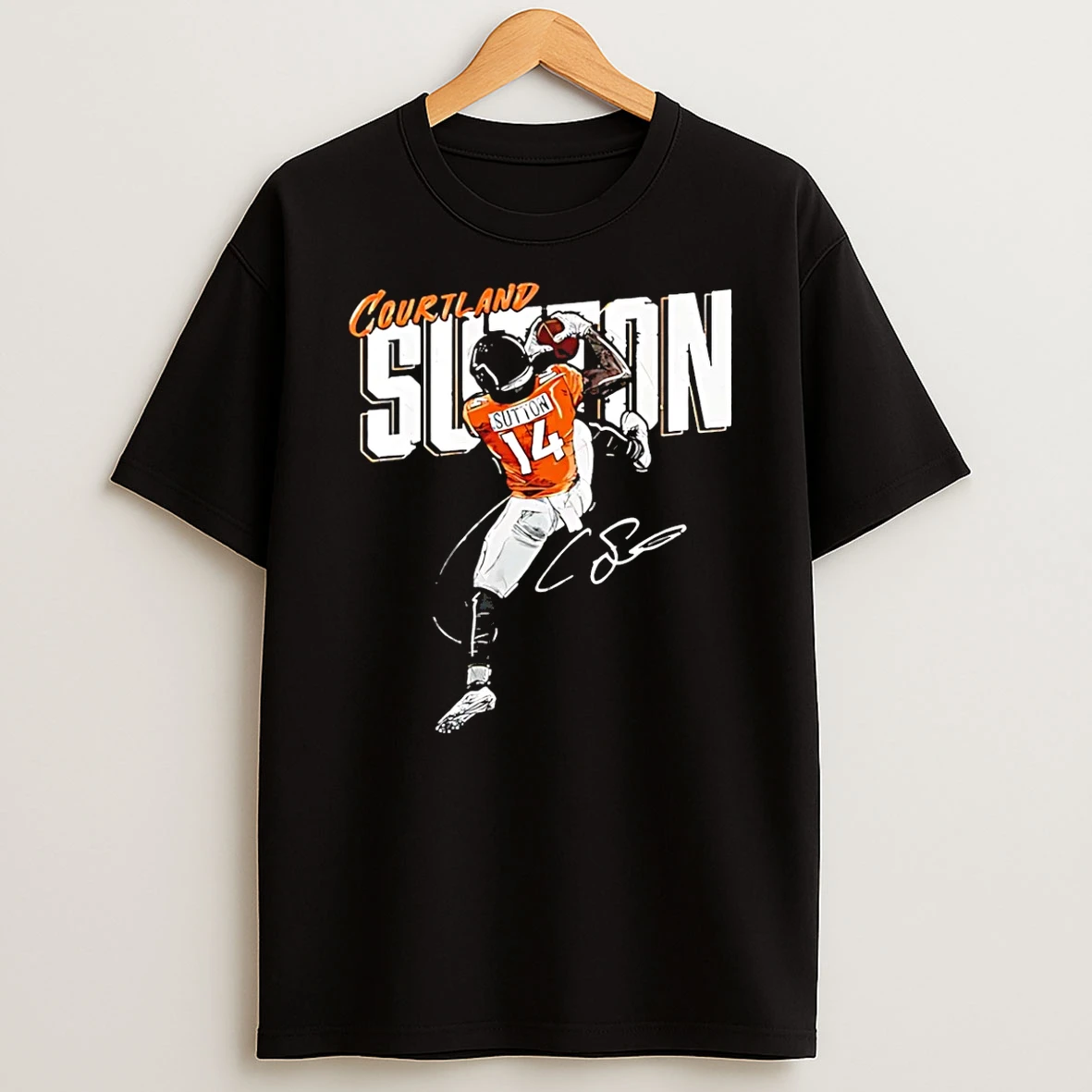 Courtland Sutton Denver Broncos Champions 2025 Signature T Shirt