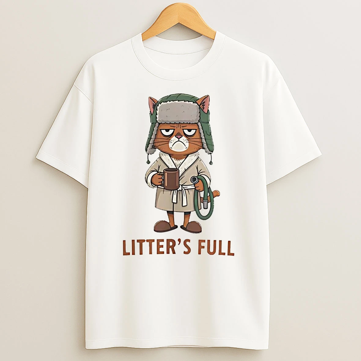 Cousin Eddie Cat Litters Full Christmas T Shirt