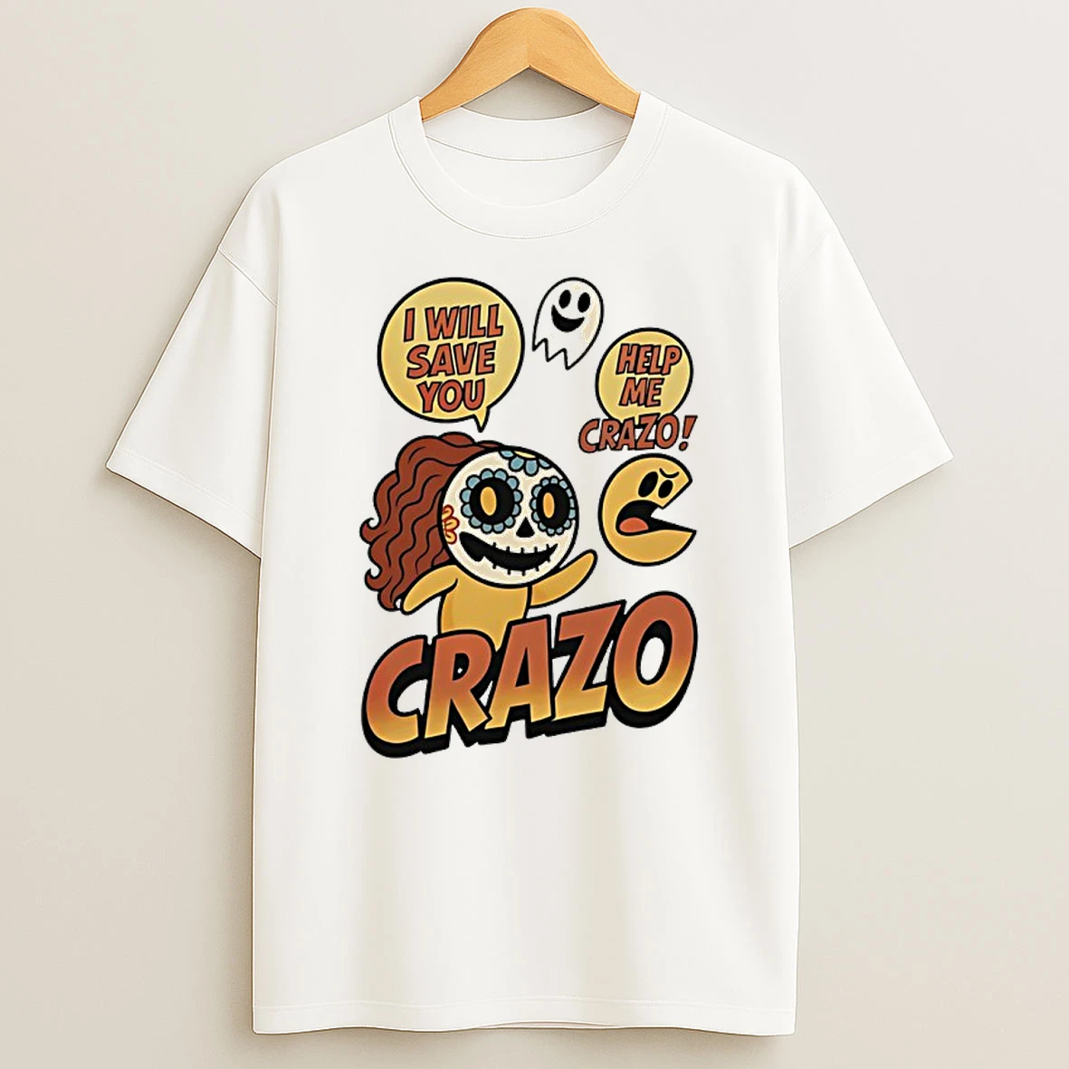 Crazo I Will Save You Help Me Crazo Art Cartoon T Shirt
