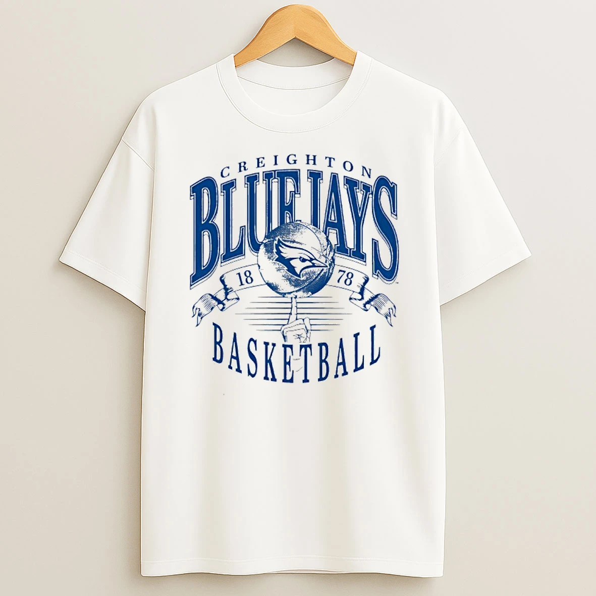 Creighton Bluejays Basketball Crew T Shirt