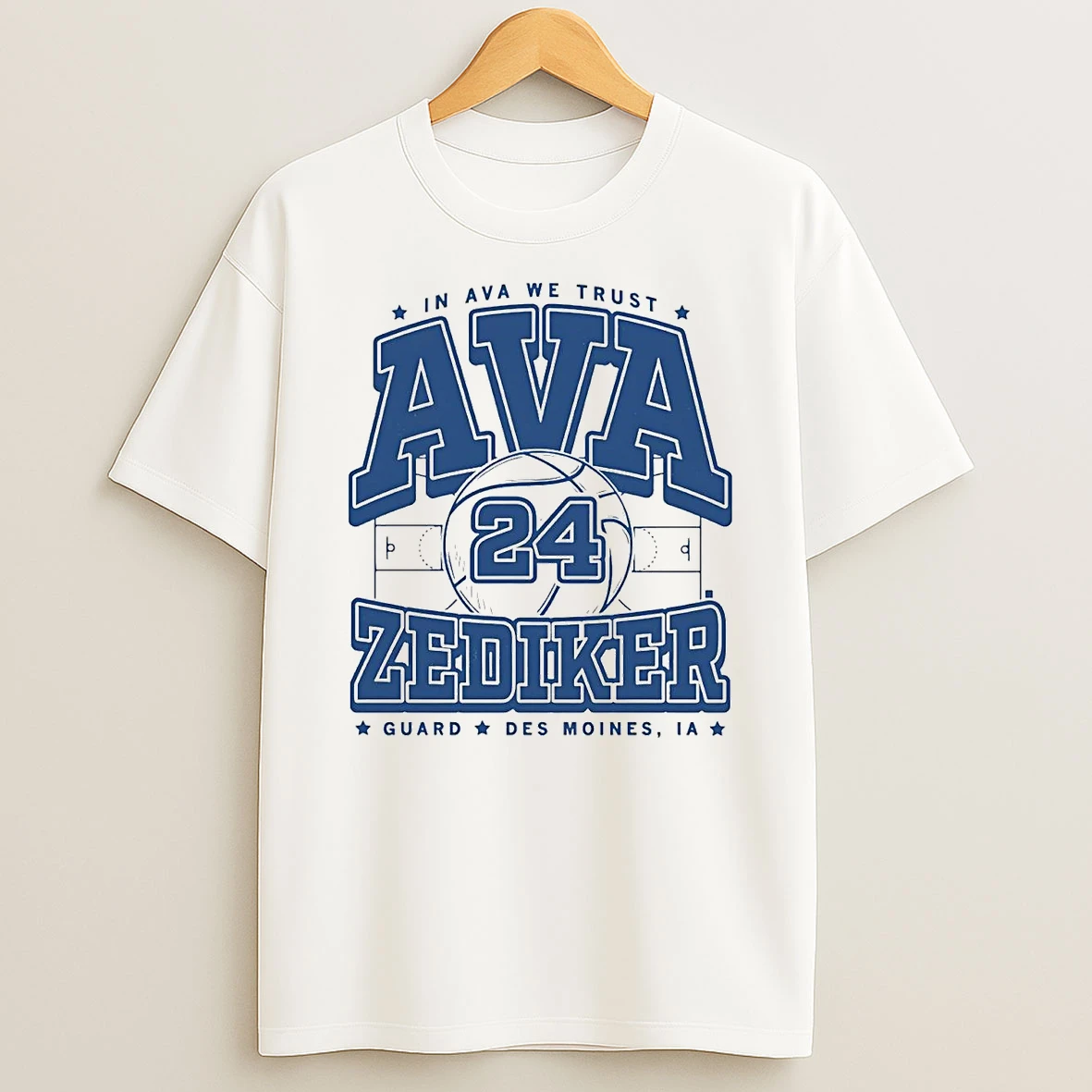 Creighton Bluejays In Ava Zediker We Trust T Shirt