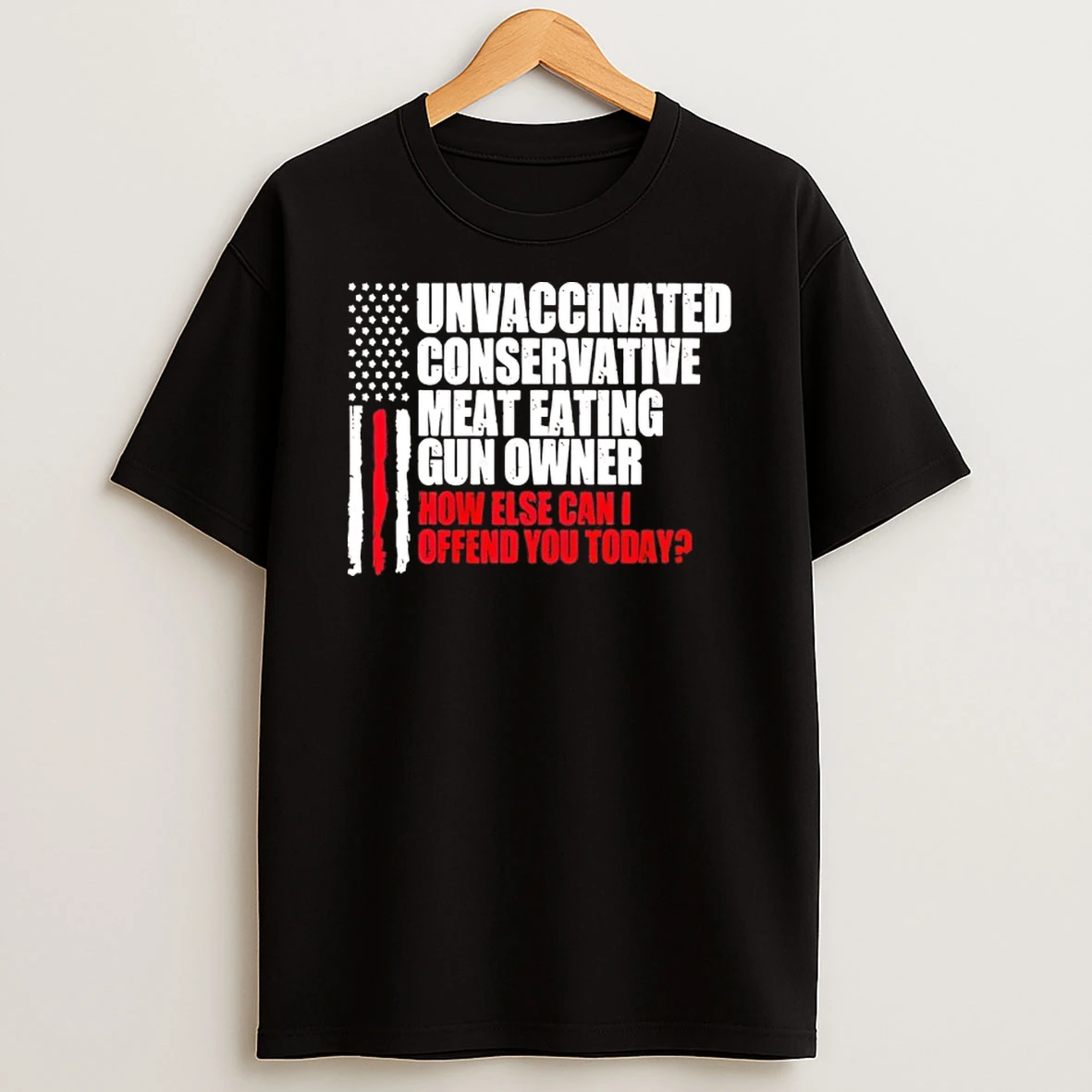 Crews Control Unvaccinated Conservative Meat Eating Gun Owner T Shirt