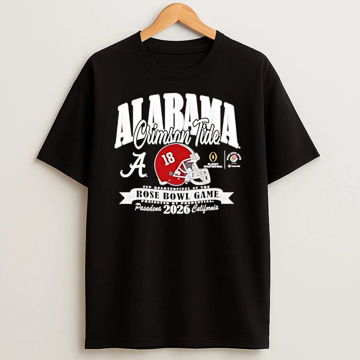 Crimson Alabama Crimson Tide College Football Playoff Rose Bowl 2026 T Shirt