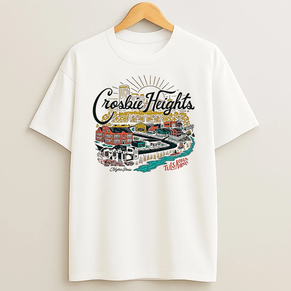 Crosbie Heights Tulsa City T Shirt