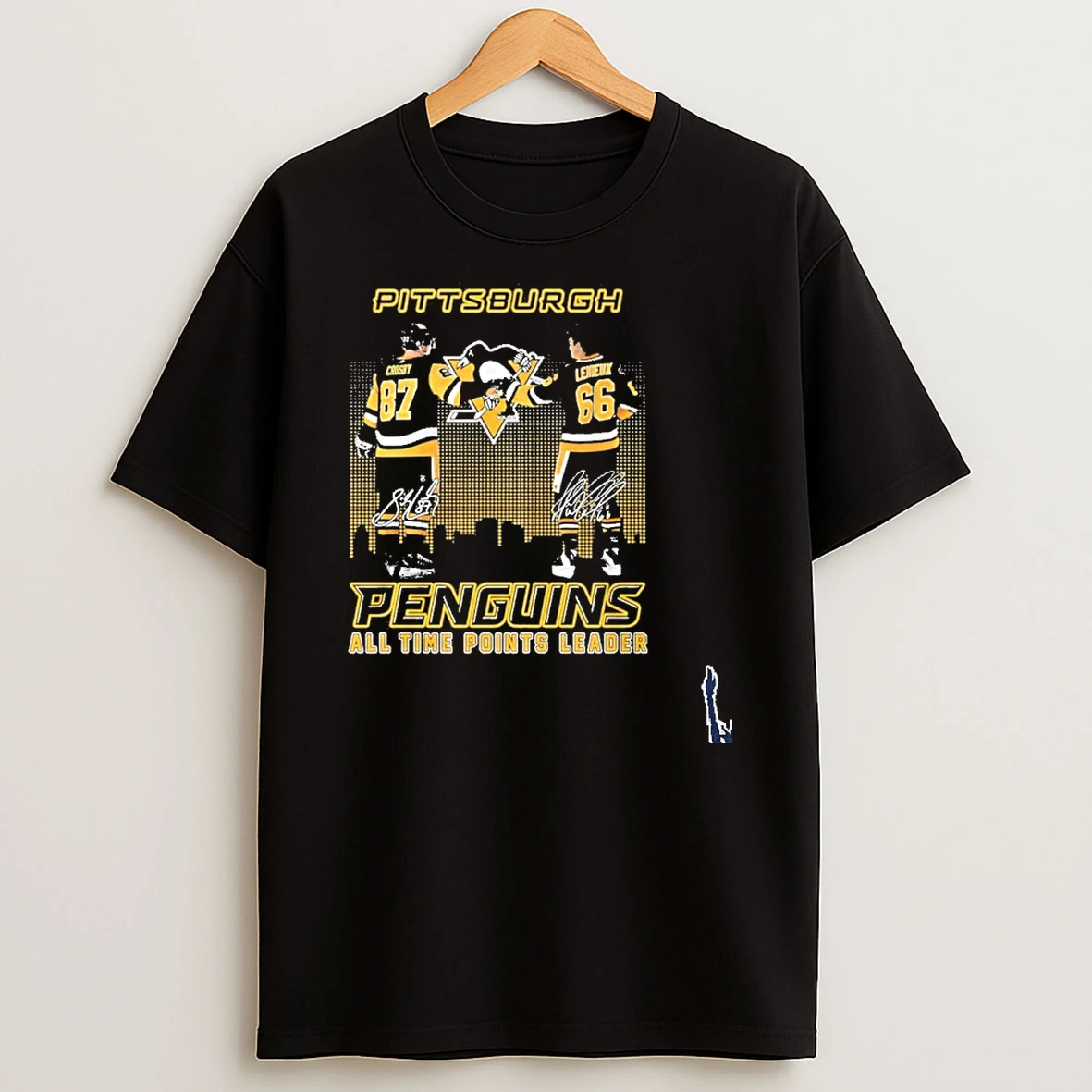 Crosby And Lemieux Pittsburgh Penguins All Time Points Leader T Shirt