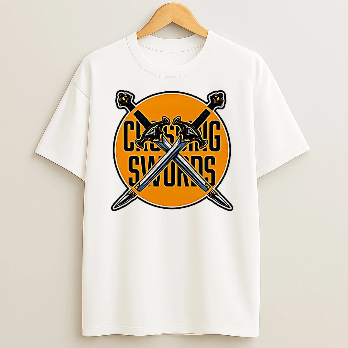 Cross Swords Podcast Logo T Shirt
