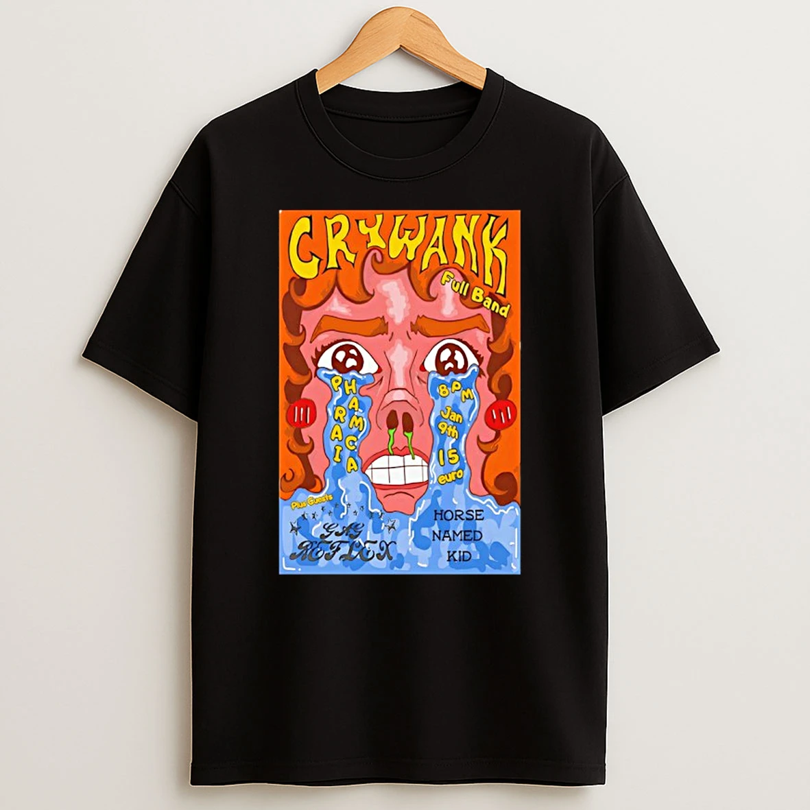 Crywank Jan 9 2026 Pharmacia Limerick Ireland T Shirt