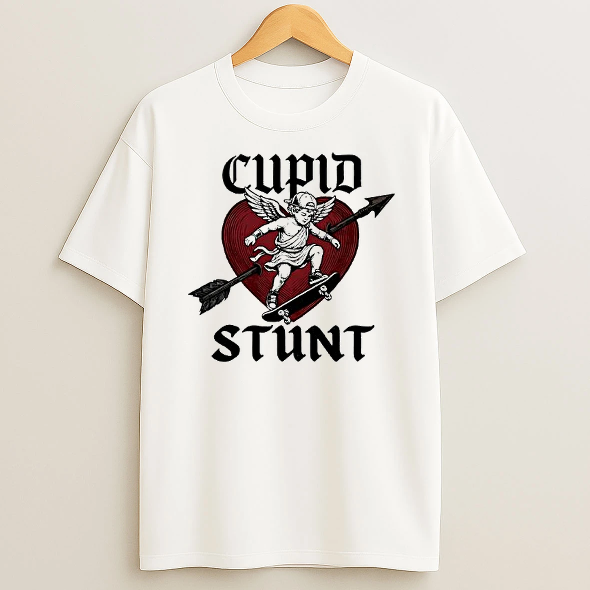 Cupid Stunt Graphic T Shirt